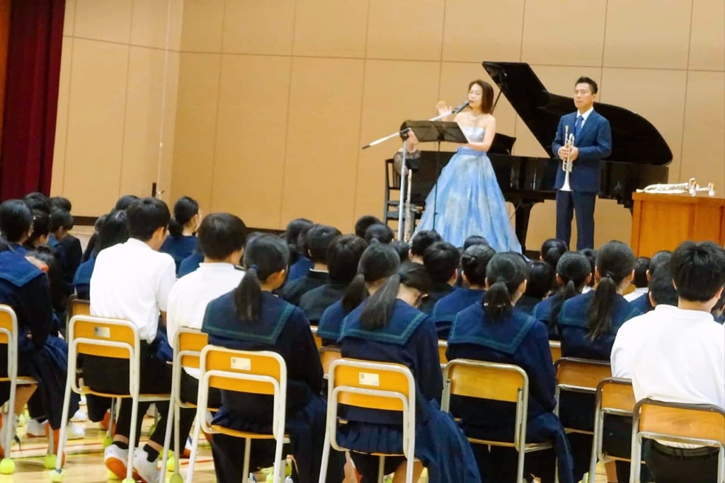 白山市・北星中学校「感性のびのび音楽会」