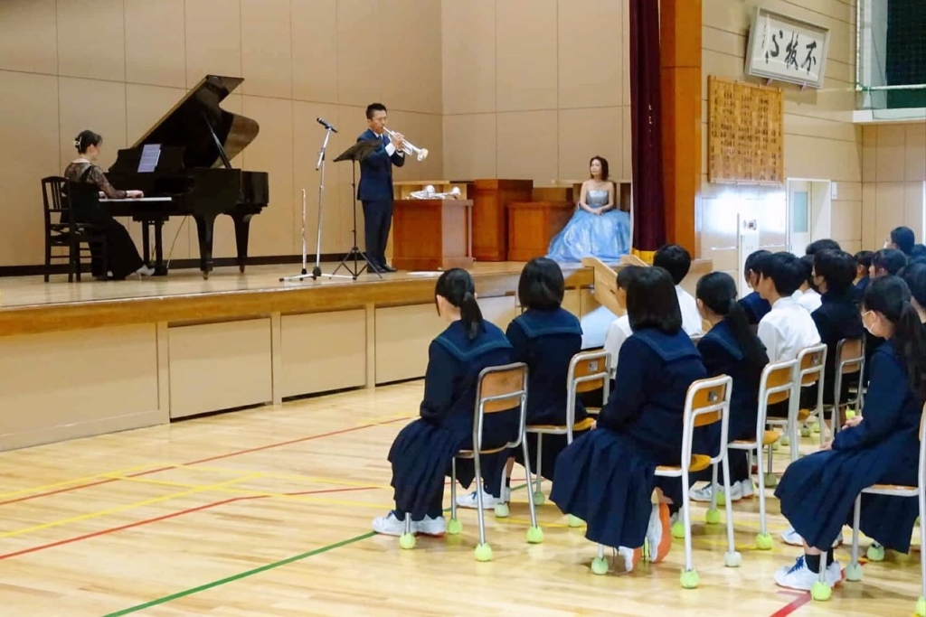 白山市・北星中学校「感性のびのび音楽会」